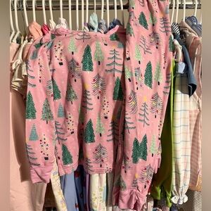 Little Sleepies Pink Trees Long Sleeve Set